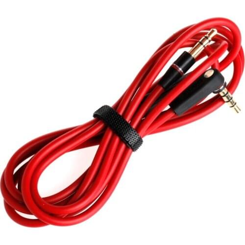 3.5mm L Jack Audio Cable Cord Wire Replacement for Beats Solo HD Studio Pro Mixr