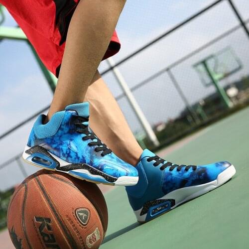 New Air cushion basketball sneakers four seasons Men Low cut sports shoes high quality mens anti-skid Athletics Basketball shoes