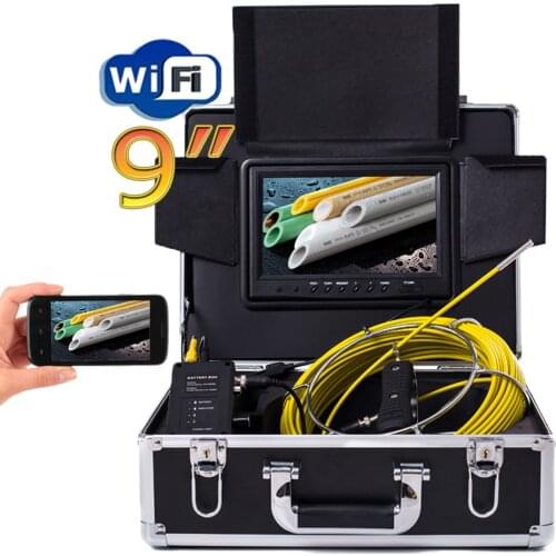 Wireless Endoscope Borescope Sewer CCTV Camera System for Android iOS