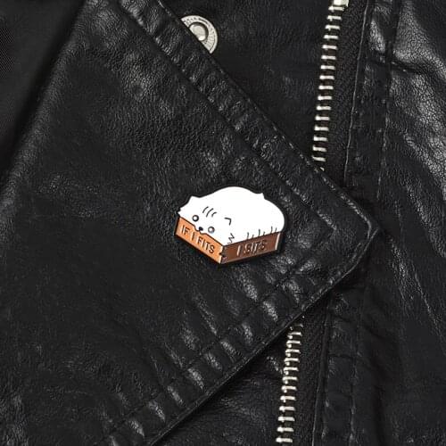 Cute Cat Lapel pins Brooches Badges Cloth Backpack Bags Hats Leather jeckets Decoration Accessories Gift for girls female