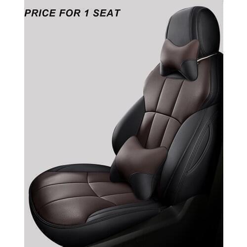 Genuine Leather Car seat covers For lada vesta sw cross granta priora kalina accessories