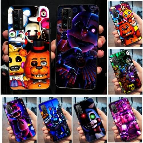 Anime Fnaf Animatronics game Phone Case for Huawei Honor 30 20 10 9 8 8x 8c v30 Lite view 7A5.7inch 5A Play