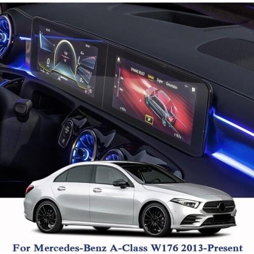 For Mercedes Benz A-Class W176 2013-Present Car Styling GPS Navigation Screen Glass Protective Film Dashboard PET Display Film