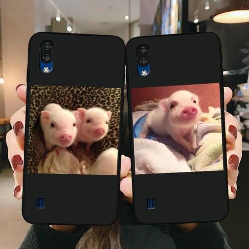 For ZTE Blade A7 A5 A3 2020 Case Cute Funny Couple Pigs silicone Soft TPU Cute Back Cases for ZTE Blade A5 2020 Phone Back Cover