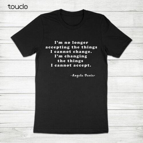 Angela Davis Civil Rights Freedom Black Lives Matter Quote Unisex Tee T-Shirt