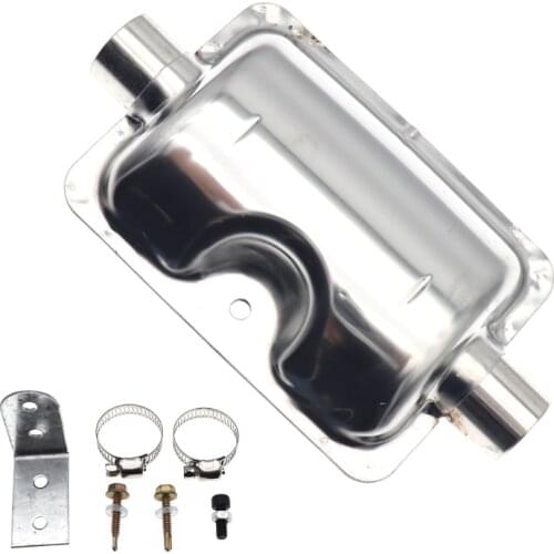 24mm Diesel Air Heater Parking Exhaust systems Pipe Silencer Muffler Stainless Steel kit for Webasto Eberspacher