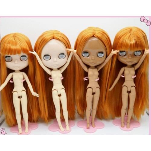 Without eyes chips joint body Nude blyth doll for DIY 20180112