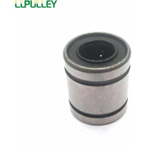 LUPULLEY 2PCS Bearing Steel Linear Ball Bearing Linear Bearings LM12UU LM13UU LM16UU LM20UU for 3D Printers CNC Machines