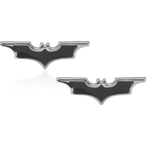 Mens shirts Cufflinks high-quality copper materialSuper Hero Black Bat Cufflinks 5 pairs of packaging for sale
