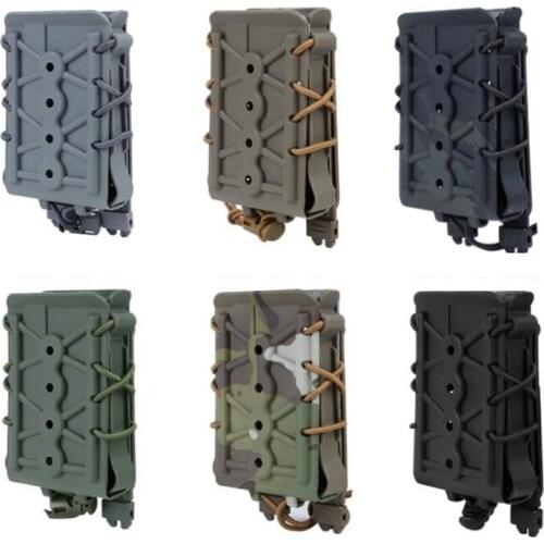 New Top quality Tactical Molle System 5.56 7.62 Magazine Pouch Fast Mag Pouch Holster Belt Clips Pop lock Nylon Molle Pouch