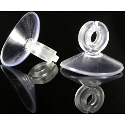 10Pcs Plastic Aquarium Fish Tank Suction Cups Suckers Clips Airline Pump Tubing Fixation Suction Cup Clips