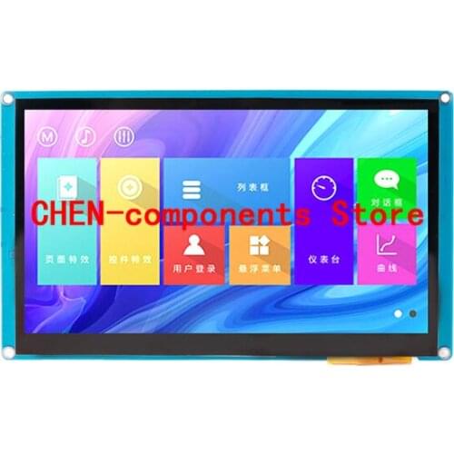 X3 serials TJC8048X370_011C/R 7 inch capacitive screen serial LCD screen 7 inch HM capacitive serial screen