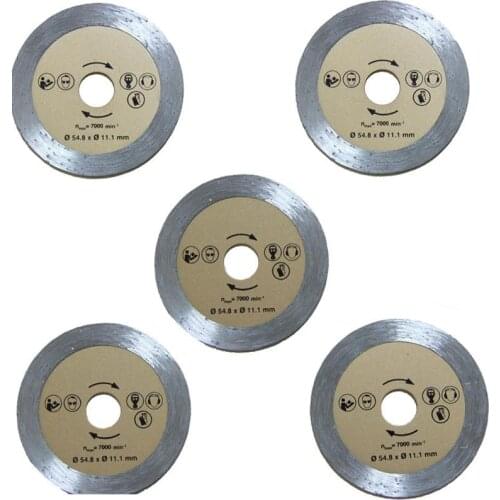 FOXBC 54.8x11.1mm Diamond Circular Saw Blades Wood Cutting 5PCS
