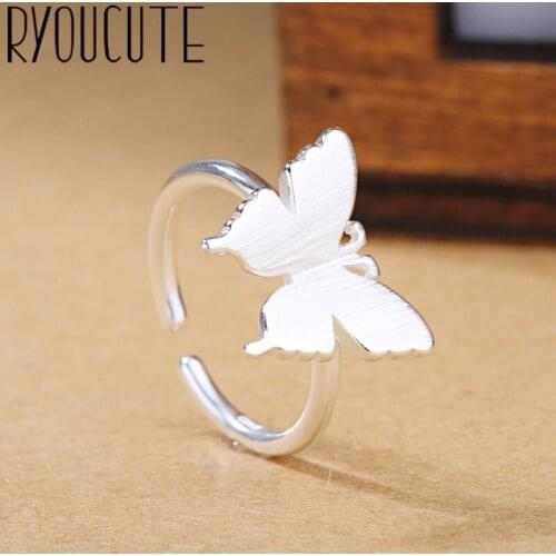 Bohemian Vintage Big Butterfly Ring For Women Female Lady Antique Knuckle Cocktail Rings Boho Jewelry Anillos