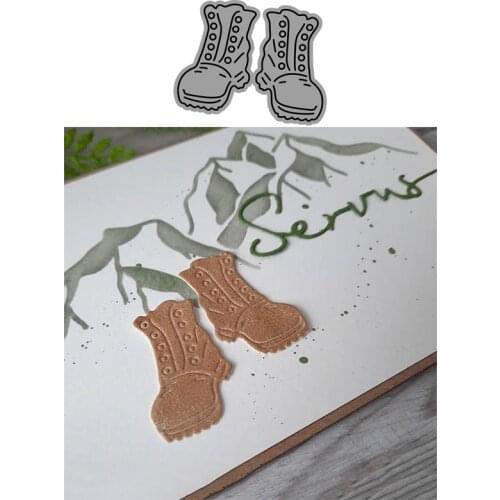 CH 2020 New Arrival Martin boots Metal Cutting Dies Embossing Scrapbooking Stencil Craft Cut Dies For DIY Card Handmade