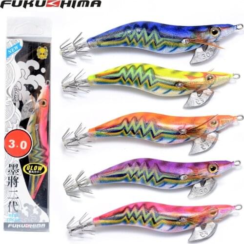 The ink will be the second generation of lightning luminous wood shrimp road and false bait squid hook 21 grams