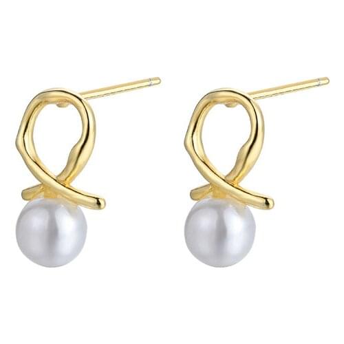 Elegant 2021 Trend Earrrings For Woman Simulated-pearl Rhinestone Clip Earring Fashion Charm Wedding Jewelry designer jewelry