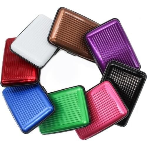 Business card box card bag card holder bank card aluminum card package aluminum credit card package card wallet