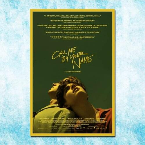 Call Me By Your Name TV Series Art Silk Poster Canvas Retro Print For Home Room Decor Decoration-002