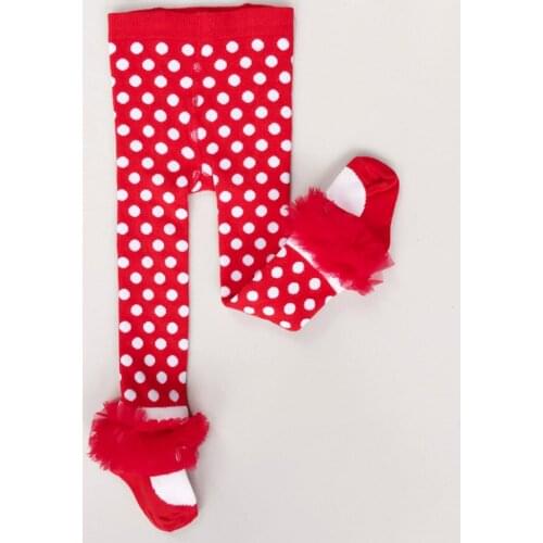 Baby pants cotton infant clothes newborn tights girls toddler clothes spring autumn high elasticity Baby Dot trousers Christmas