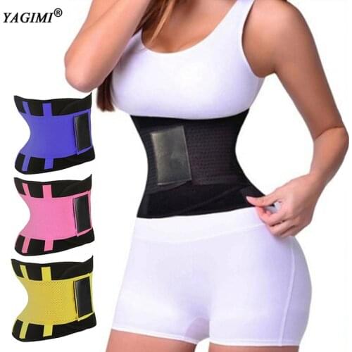 YAGIMI Women Waist Trainer Corset Sweat Belt Women Weight Loss Cincher Body Shaper Trimmer Workout Fitness Fat Burning Girdles