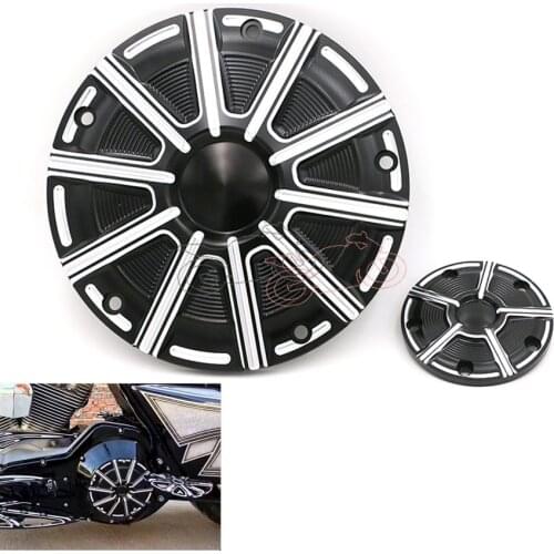 Motorcycle Derby Timing Timer Cover for Harley Touring Road King Electra Glide Street Glide Softail Dyna FLHRS FLTFB FLHX 99-17