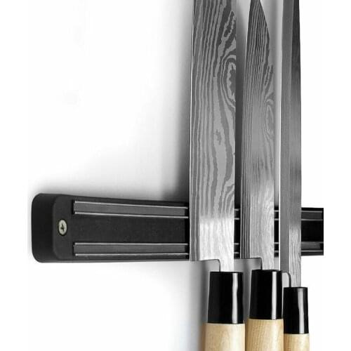 Wall Mount Magnetic Knife Scissor Storage Holder Magnet Strip Organizer Practical Kitchen Tools Pub Bar Counter Organizer