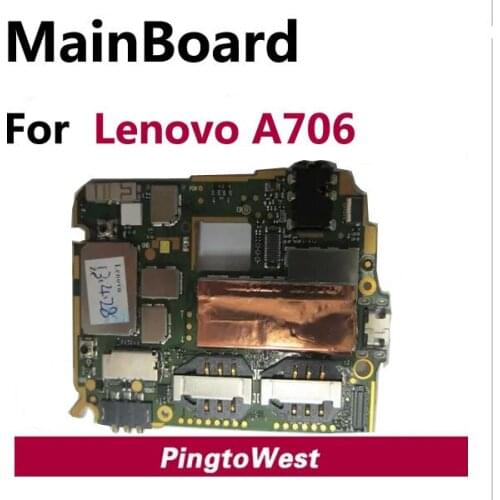 Original Used Worked Well Lenovo A706 mainboard mother board Replacement parts supplier for Lenovo A706, Free shipping
