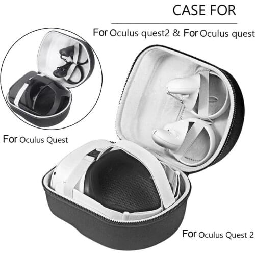 Suitable for Oculus Quest 2 all-in-one VR glasses case EVA compression hard shell shockproof virtual reality travel carrying cas