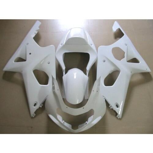 Top selling Fairing kits for SUZUKI K2 GSXR 1000 2000 2001 2002 pure white plastic racing gsxr1000 fairings CM58