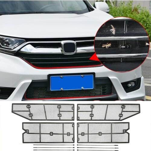 Car Stainless Insect Screening Mesh Front Grille Net Insert Net For Honda CRV 2017 2018 2019 2020 Accessories