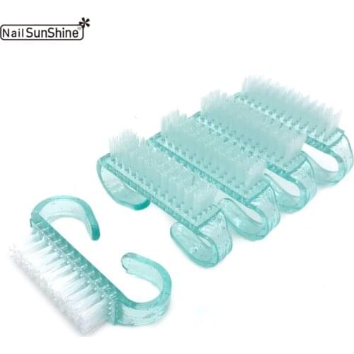 New Arrival 10pcs Nail Brush Soft Nail Cleaning Brush Nail Art Manicure Tools Cleaner For Acrylic Accessoires Ongles Gel DIY Kit