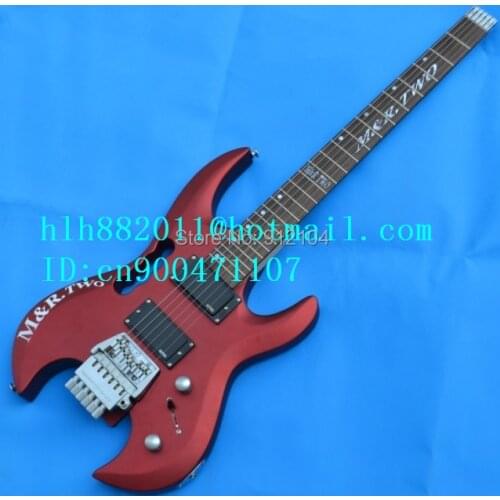 Free shipping new Big John 6-strings headless electric guitar with mahogany body F-1517