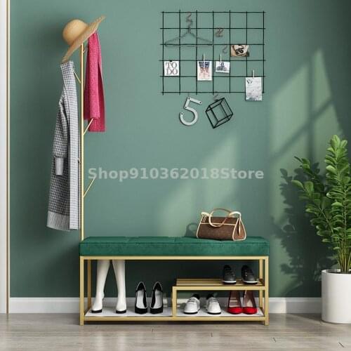 Nordic Shoe Changing Stool, Soft Bag, Cushion, Shoe Changing Cabinet, Shoe Changing Stool, Clothes Rack, Simple And Ultra Narrow