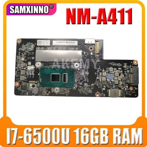 High Quality MB 5B20K48435 for Lenovo YOGA 900-13ISK Motherboard BYG40 NM-A411 SR2EZ I7-6500U 16GB RAM Fully Teste&Free shipping