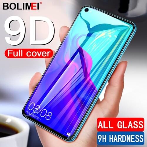 9D Full Cover Tempered Glass On The For Huawei Nova 4 3 3i 3e Screen Protector Film For Honor 10 Lite V10 V20 Protective Glass