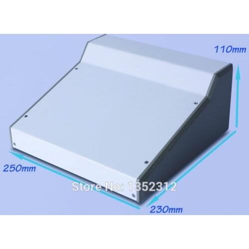 1 pcs 230*110*250mm Iron enclosure distribution box switch enclosure junction box outlet cabinet control housing DIY project box