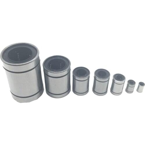 1PCS LM8UU 8mm LM3UU LM4UU LM5UU LM6UU LM10UU LM12UU LM16UU LM20UU linear bushing CNC Bearing for rod Liner shaft CNC Parts