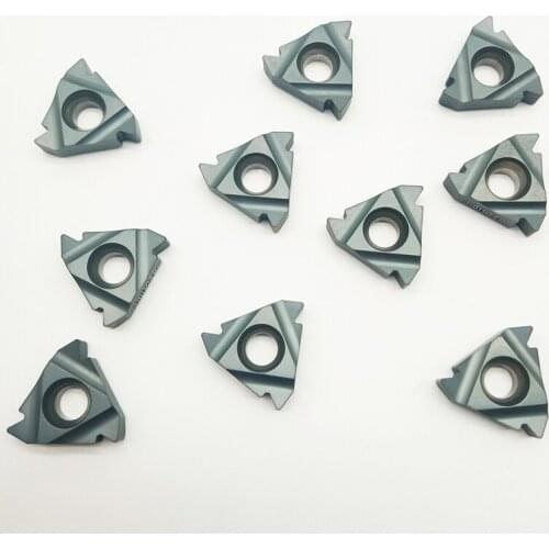 10 pcs 16IR 1.5/2ISO LDA thread twist coated carbide insert for CNC lathe tool for steel cutting and steel casting