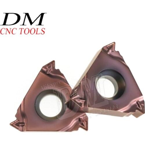 10pcs RT1601G-G60H Indexable External Thread Insert Carbide Insert Cutting Tool Thread Cut Threading Tool Lathe Accessories