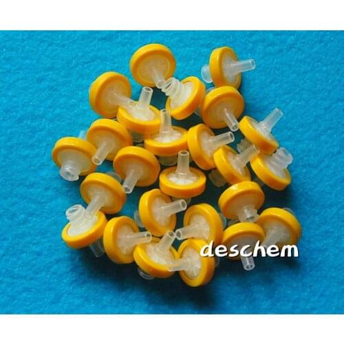New 100Pcs PTFE Syringe Filters 13mm 0.45Micron (um) Deschem