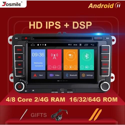 2 Din Android 11Car DVD Player For VW Volkswagen Passat b6 b7 Skoda Octavia Superb 2T5 Golf 5 Polo Seat leon Radio GPSNavigation