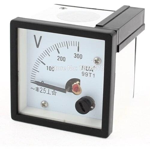 99T1 AC 300V 250V 450V 500V Measuring Range Panel Mounting Voltmeter