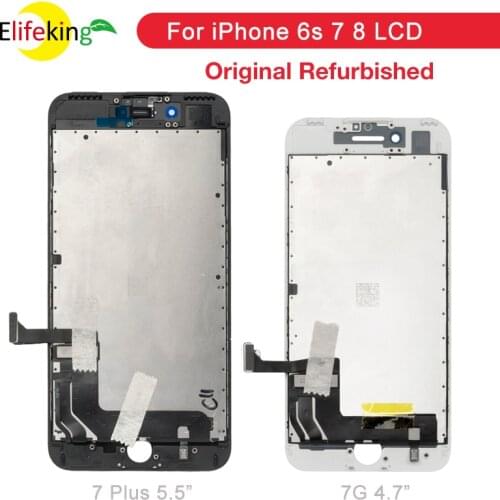 AAA++ Original LCD Refurbished Screen Display For iPhone 6S 7 8 Plus Original LCD Display Touch Screen Digitizer with logo