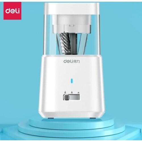 DELI Electric Auto Pencil Sharpener Automatic Electric Pencil Sharpeners stationery Home Office School Supplies