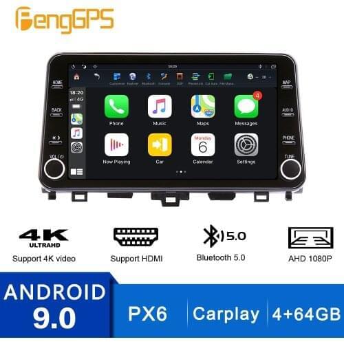 Car Stream Media for Honda Accord 10 2018-2020 Multimedia Headunit Parking Mode Recorde PX6 Carplay DSP 4+64G Rear View Mirror