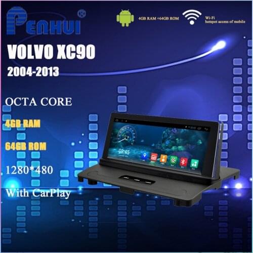 Car DVD for Volvo XC90 Car Radio Multimedia Video Player Navigation GPS Android 10.0 double din