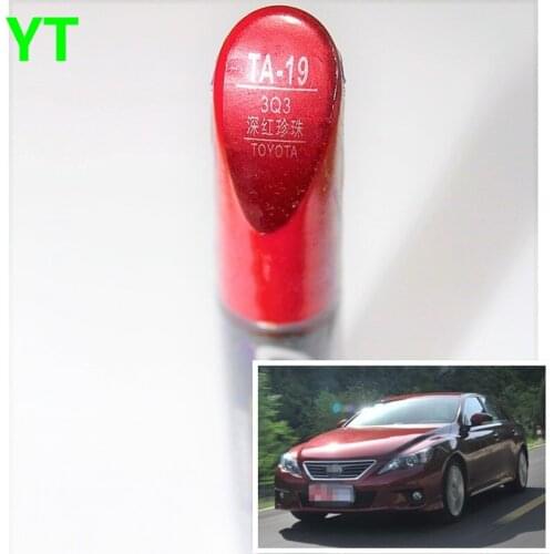 Car scratch repair pen, auto paint pen red color for Toyota Vios Corolla Reiz vois highlander Crown RAV4 Camry Yaris