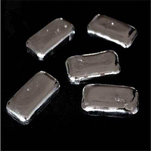Free Shipping High Purity 99.995% indium metal ingot lumps Most Competitive Indium 10-100g University Experiment Research Diy
