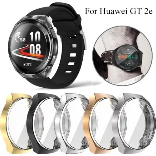 Case for Huawei Watch GT2e TPU Case Soft Screen Protector Cover Protective Shell Case Full Coverage for Huawei Watch GT 2E
